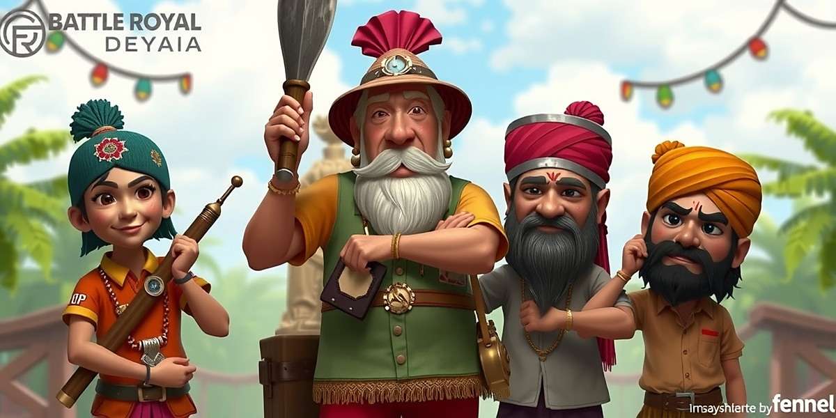 Fennel Battle Royale - Regional Characters Fennel Battle Royale showing regional Indian characters from different states